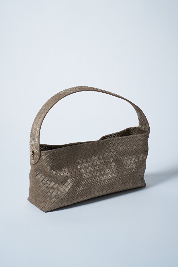 Moss Örgü Çanta Bej - 3