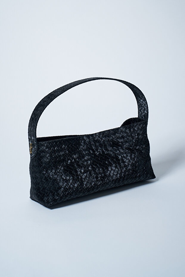 Moss Örgü Çanta Siyah - 3