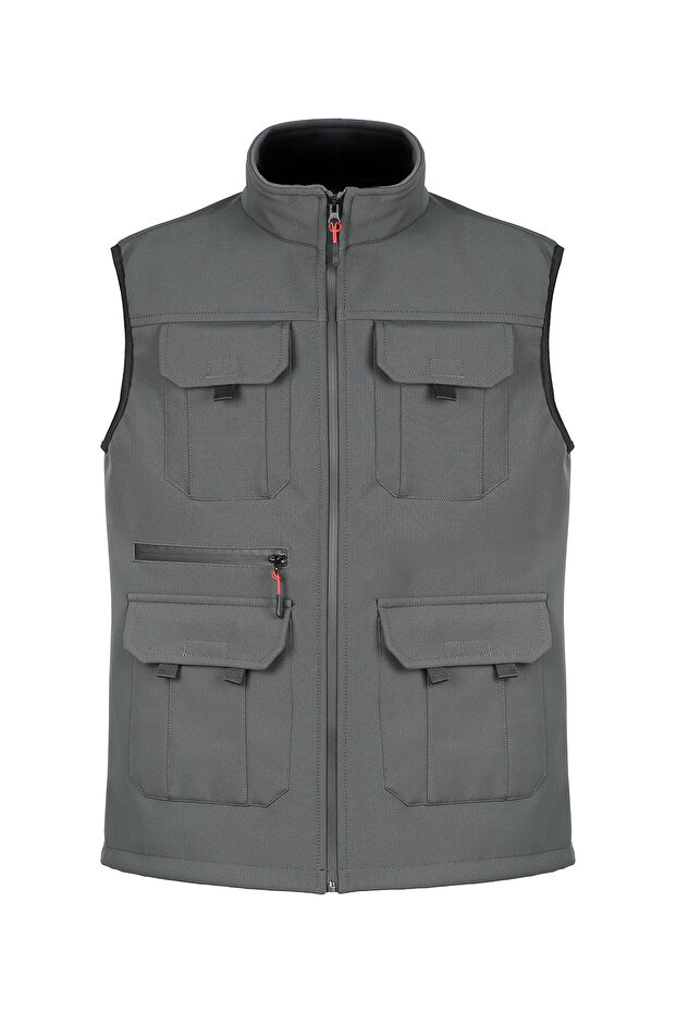 FÜME SOFTJELL YELEK - 1