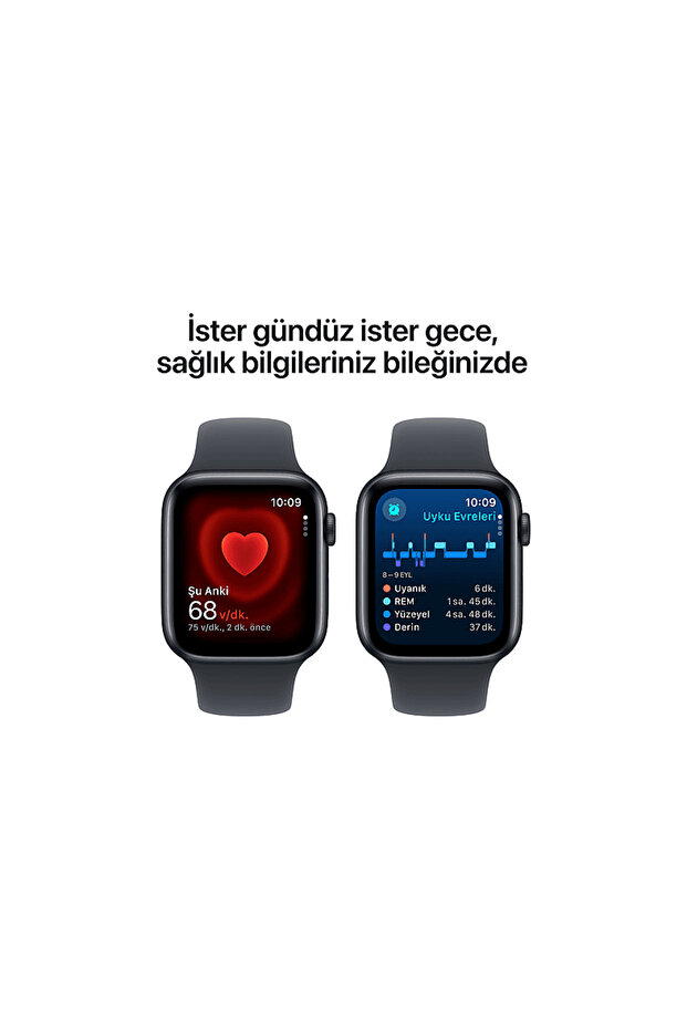 Watch SE GPS + Cellular 2024 44mm Midnight Aluminium Case with Midnight Sport Band - S/M - 4