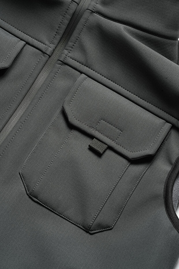 FÜME SOFTJELL YELEK - 4