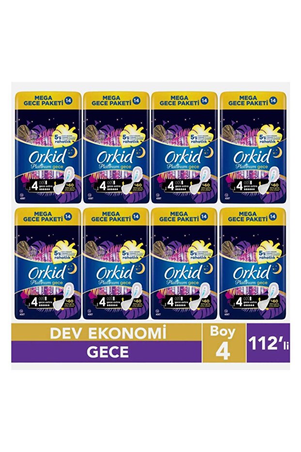 Platinum Pad Hygienic Night Extra 112 Pieces Mother Daughter Package (56X2)