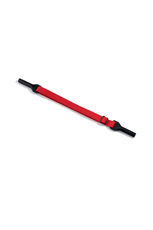 Adjustable Elastic Rope Silicone Tip Eyeglass Strap / Cord Red