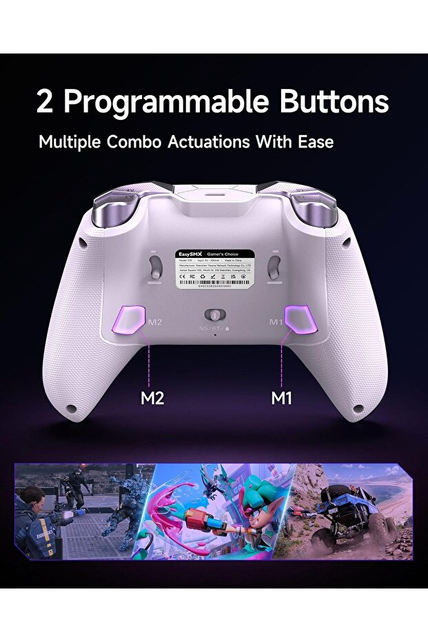 D10 Wireless Bluetooth Pro Controller for PC/Switch/Android/iOS - 7