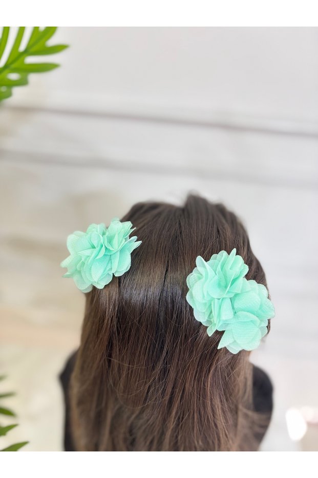 Girl's Floral Clip Buckle
