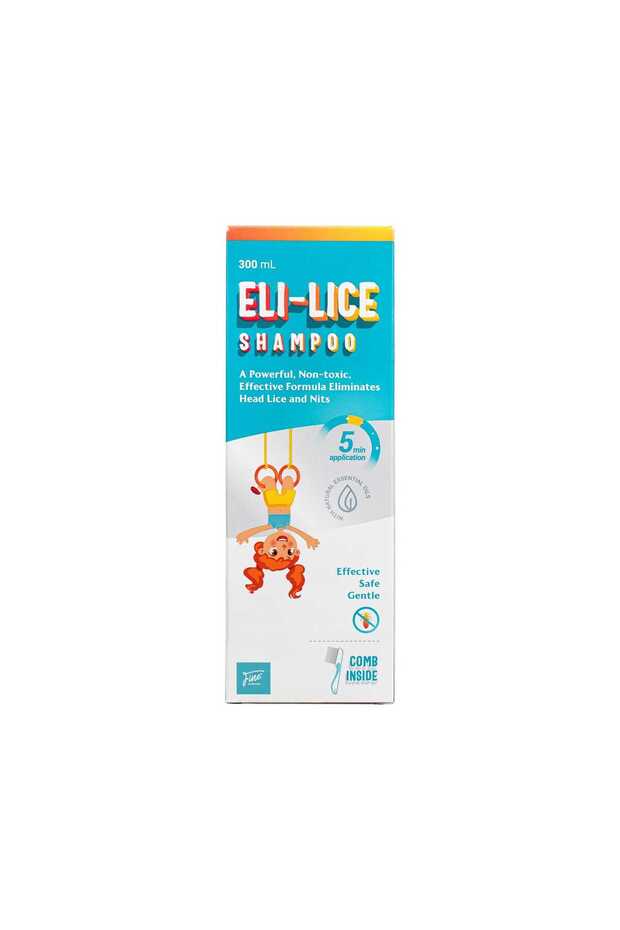 Eli-Lice Head Lice and Nits Shampoo with Comb 300ML
