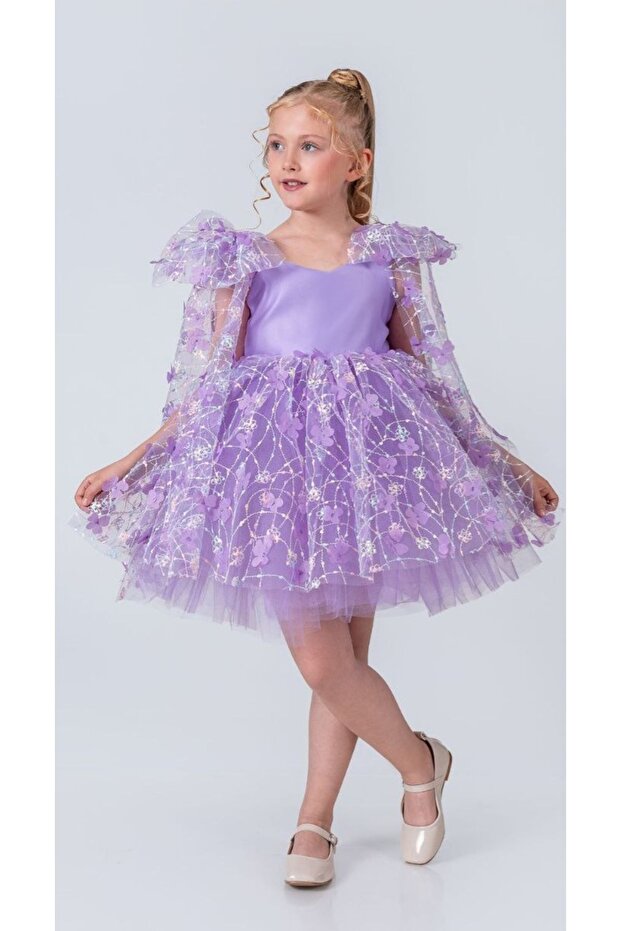 Papatya Model Girl's Evening Dress