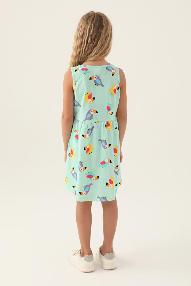 Zelena haljina za devojčice - 4
