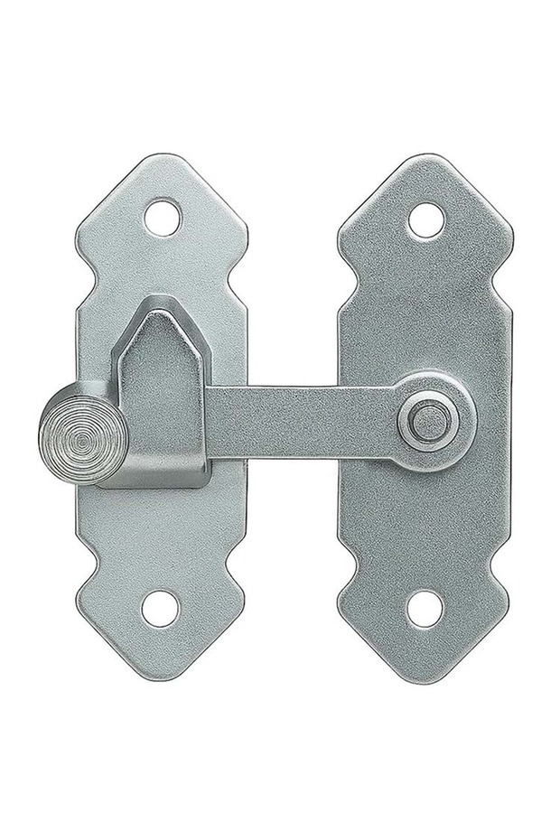 Wrought iron french lock garden gate latch antique satin door - chest - lid latch tira