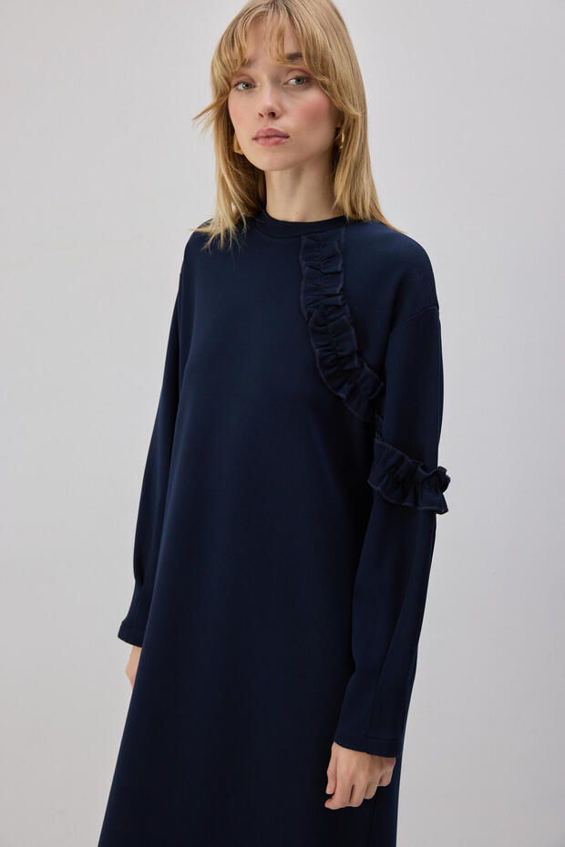 FIRFIRLI ÖRME ELBİSE - 2