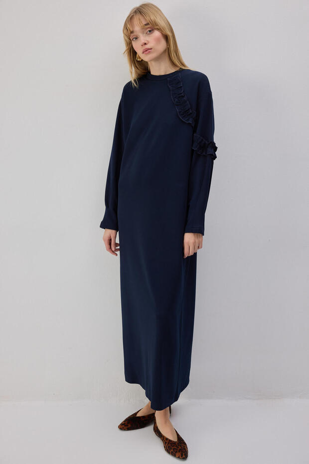 FIRFIRLI ÖRME ELBİSE - 3