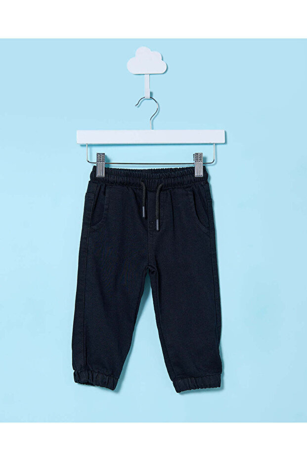 Infant Boys Black Denim Jogger Jeans