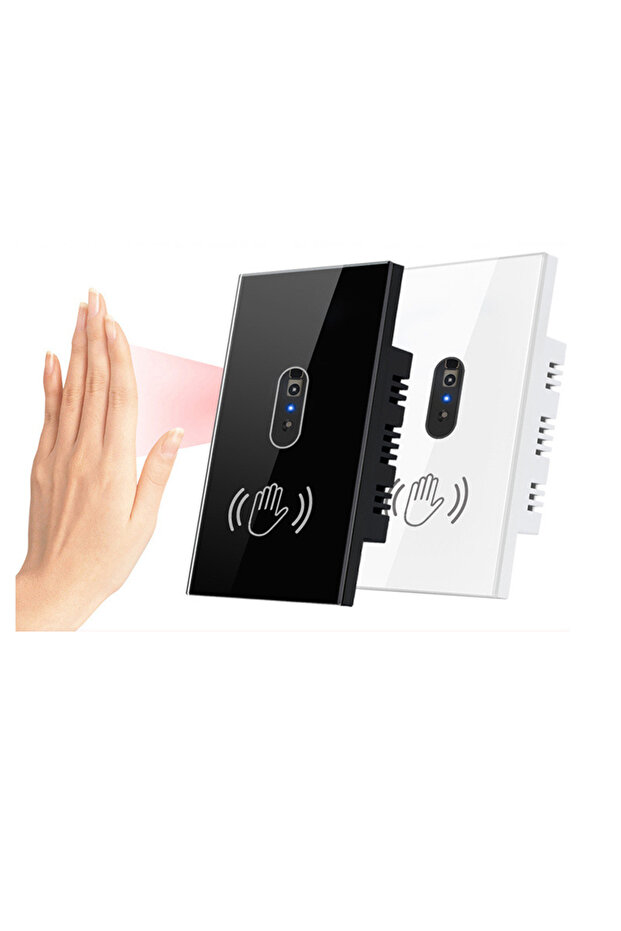 Touchless Switch with Infrared Sensor, No Touch Black - 1