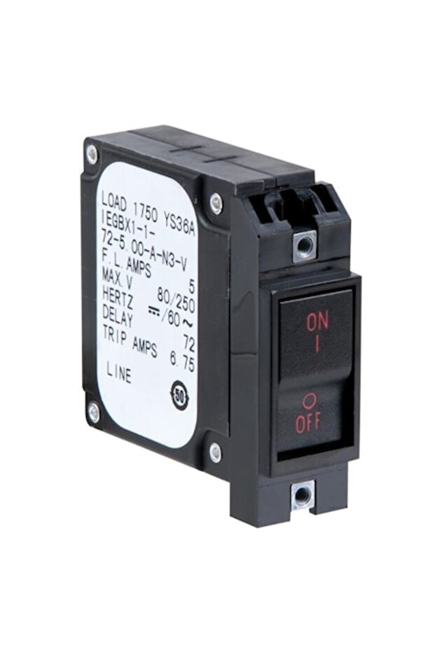 Toggle switch for flush mounting, vertical mounting 50 A, - 1
