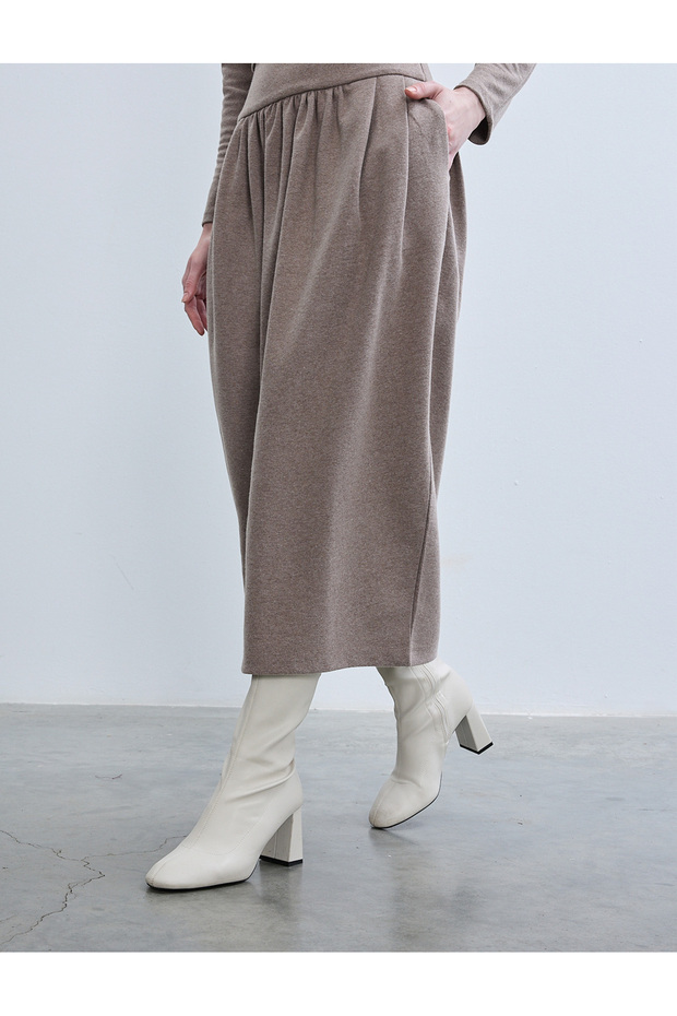 FUSTA ORME DE LUNGIME MIDI CU FORMA DE VAZO - 5