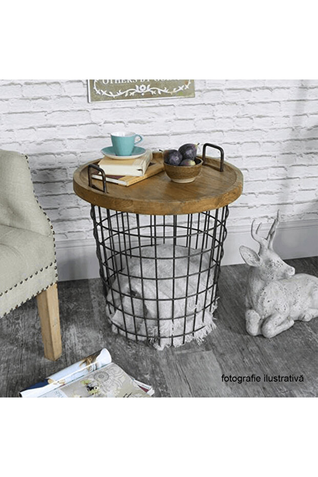 Side table, model /black, NANDO - 2