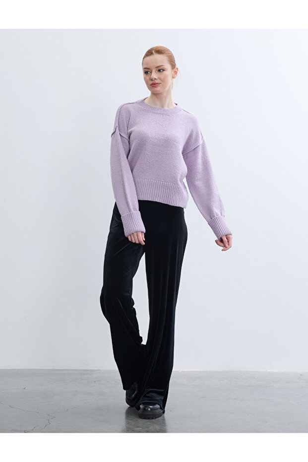 سترة أساسية بياقة الدراجة - 2