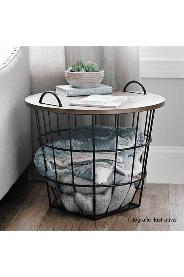 Side table, model /black, NANDO - 3