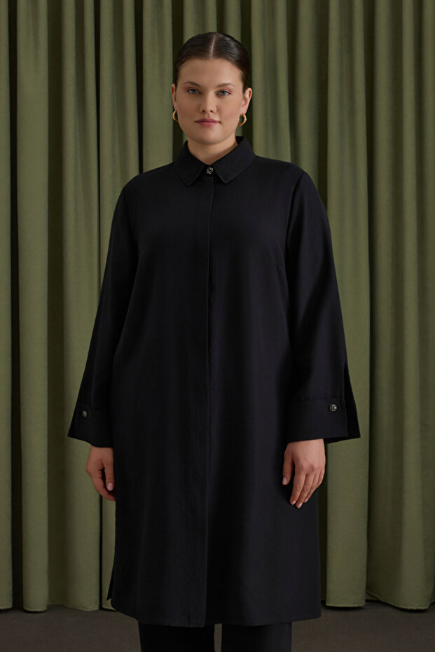 Koza Kol Düğmeli Tunik - 2