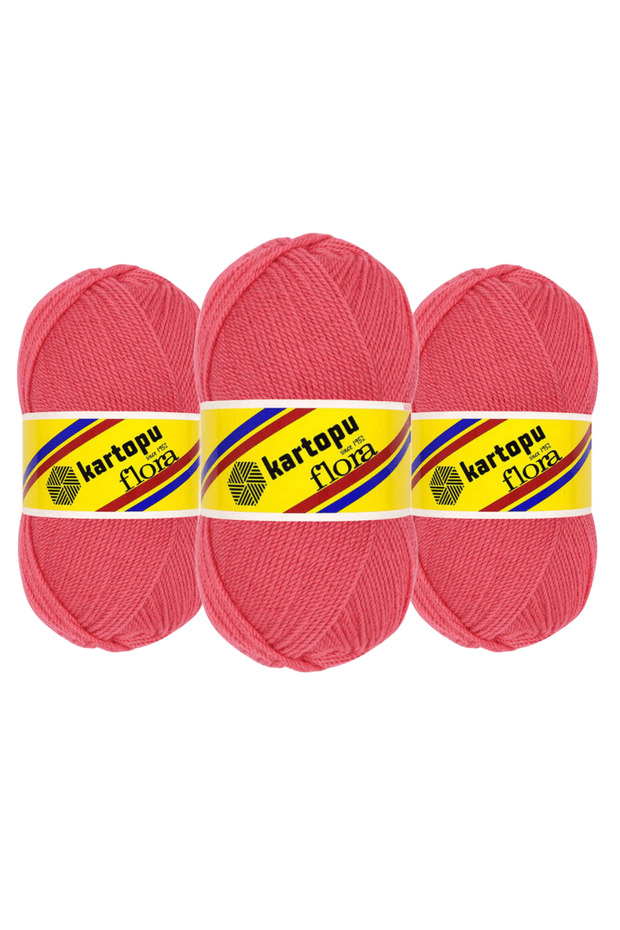 Flora Hand Knitting Yarn 100 Gr. 3 Pieces K812