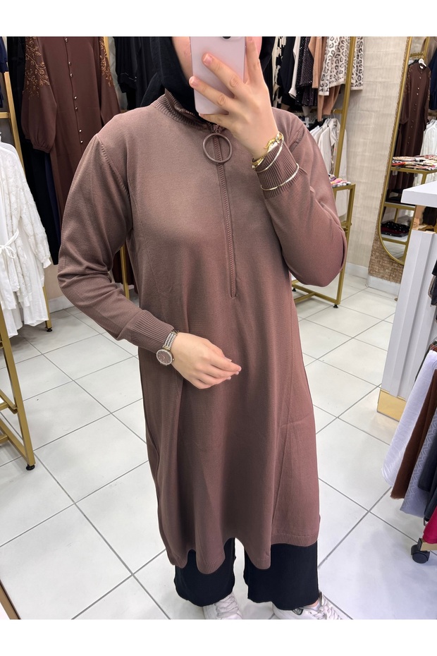 Triko Uzun Tunik - 1