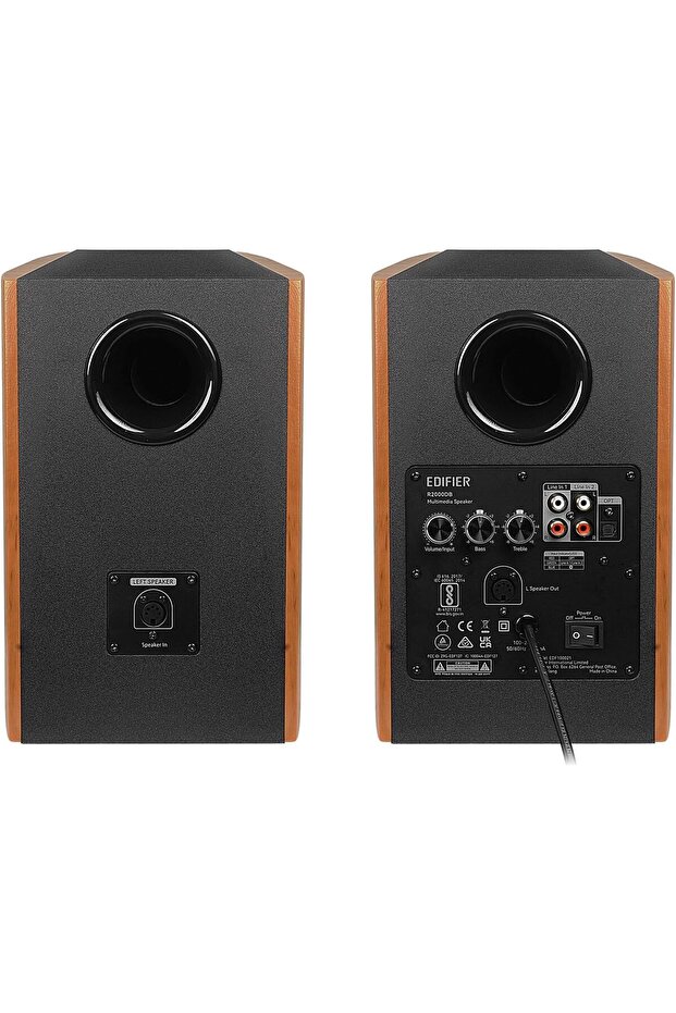 R2000DB Powered Bluetooth Bookshelf Speakers with Optical Input Studio-Quality Sound System - 3