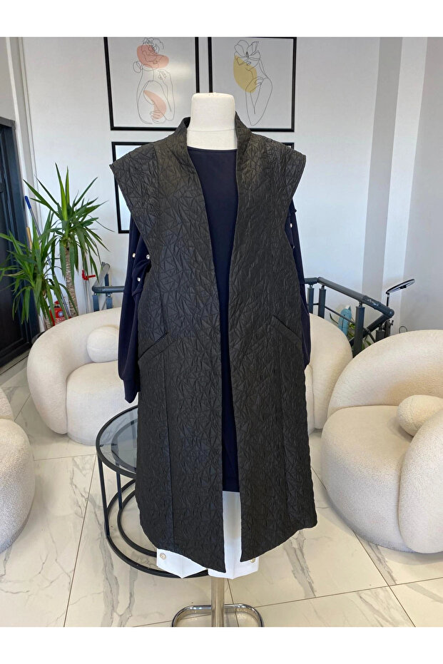 سترة مبطنة مقاس كبير - 2