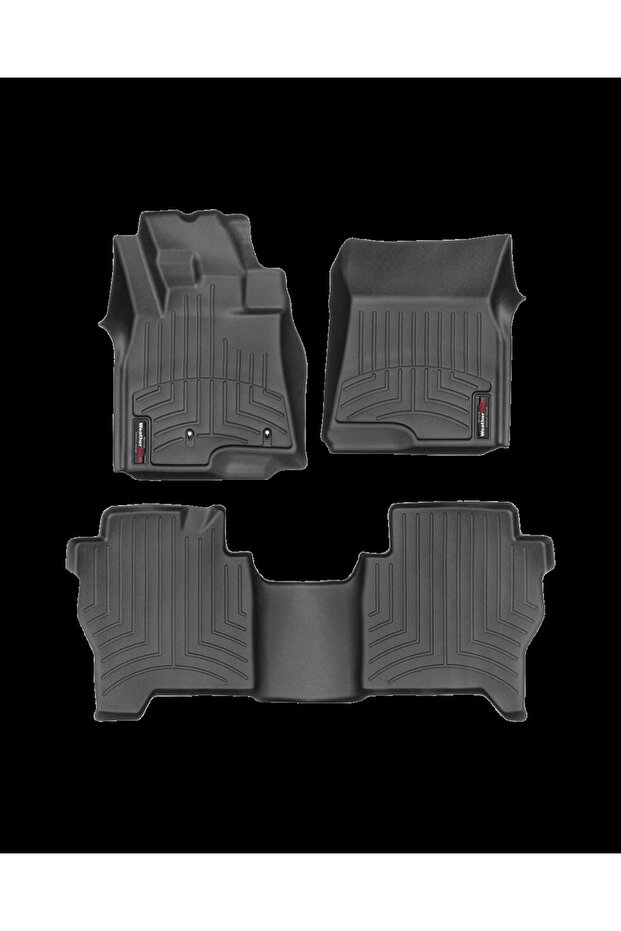 (Front + Rear) Floor Liners - Mitsubishi Pajero 5-Door (2007-2019)