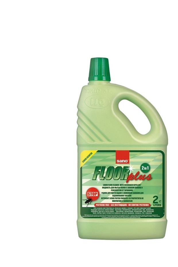 Detergent lichid cu efect insecticid pardoseli, Floor Plus, 2L - 1