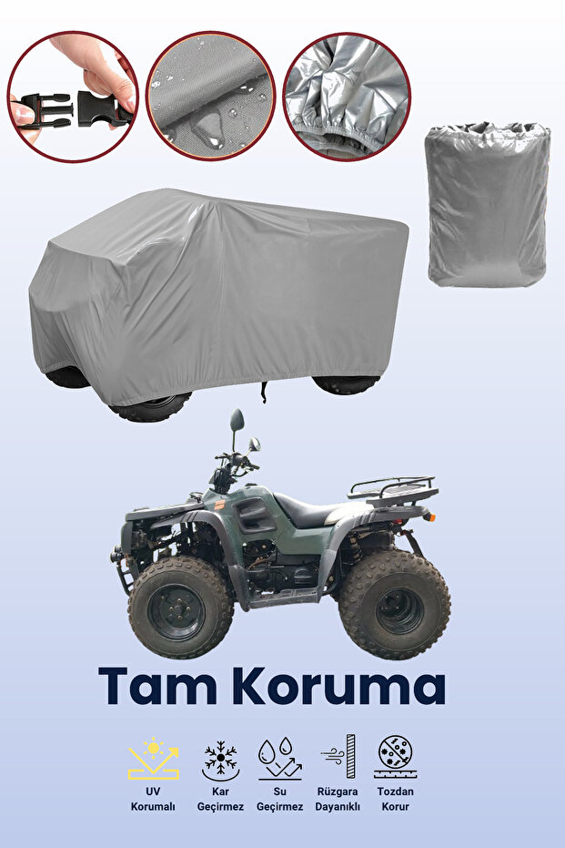 Grey Aeon Cobra 180 Atv Cover, Atv Protective Cover