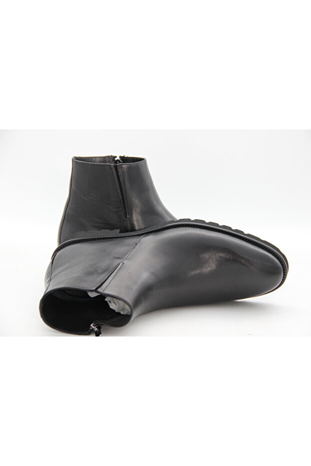 Erkek Hakiki Deri Klasik Kışlık Bot - 7