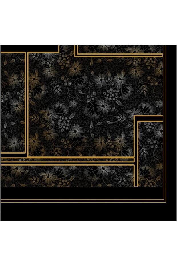 Desenli Fular Altın - 3