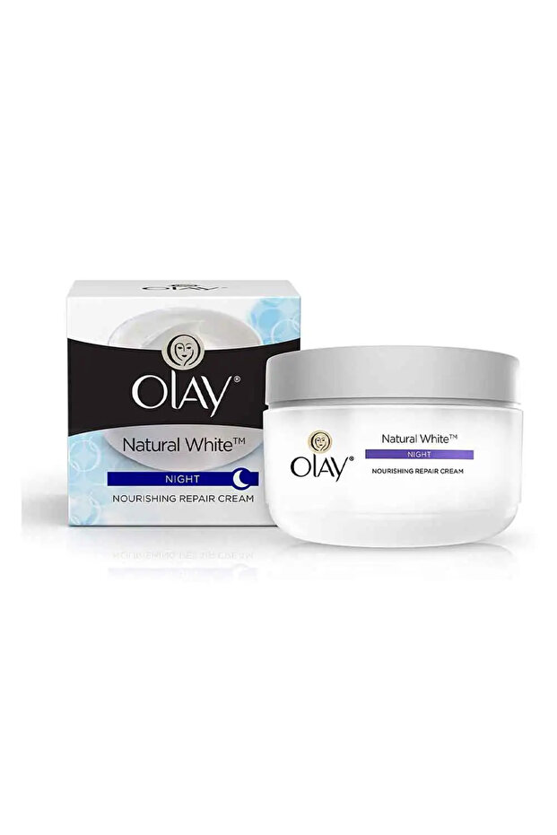 Natural White All-In-One Fairness Night Face Cream - 50g