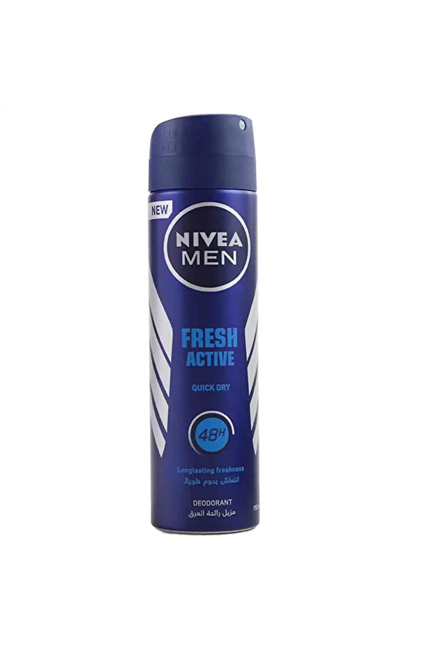 Men Fresh Active, Quick Dry & Long-Lasting Deodorant Spray- 150ml