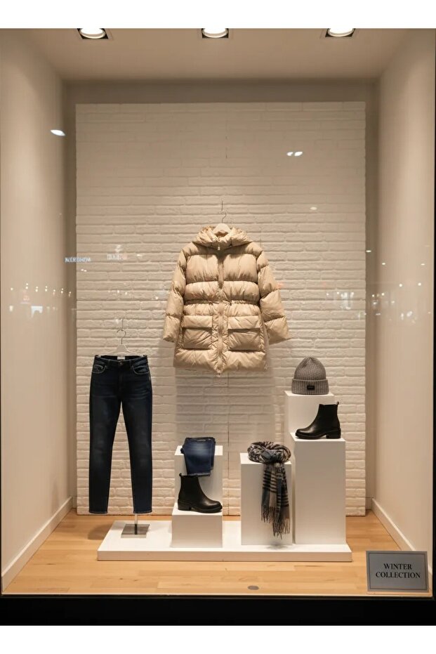 ,Kapüşonlu Şişme Mont - 4