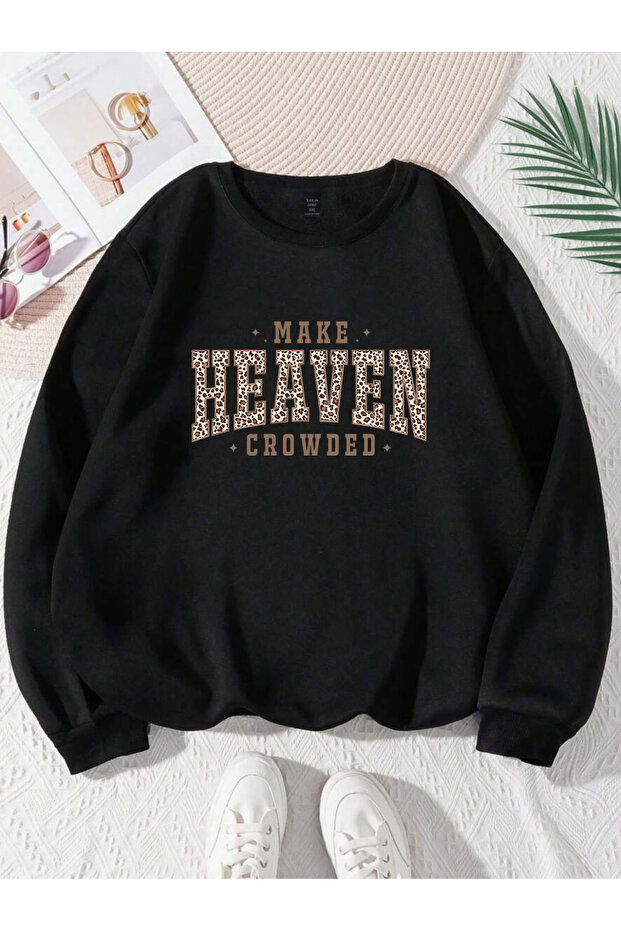 سترة قطنية مطبوعة بياقة دائرية من POPULAR TREND HEAVEN