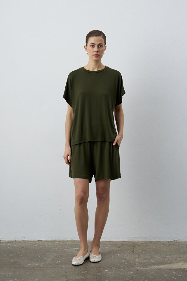 Kate Kısa Kollu Basic Tshirt - 2