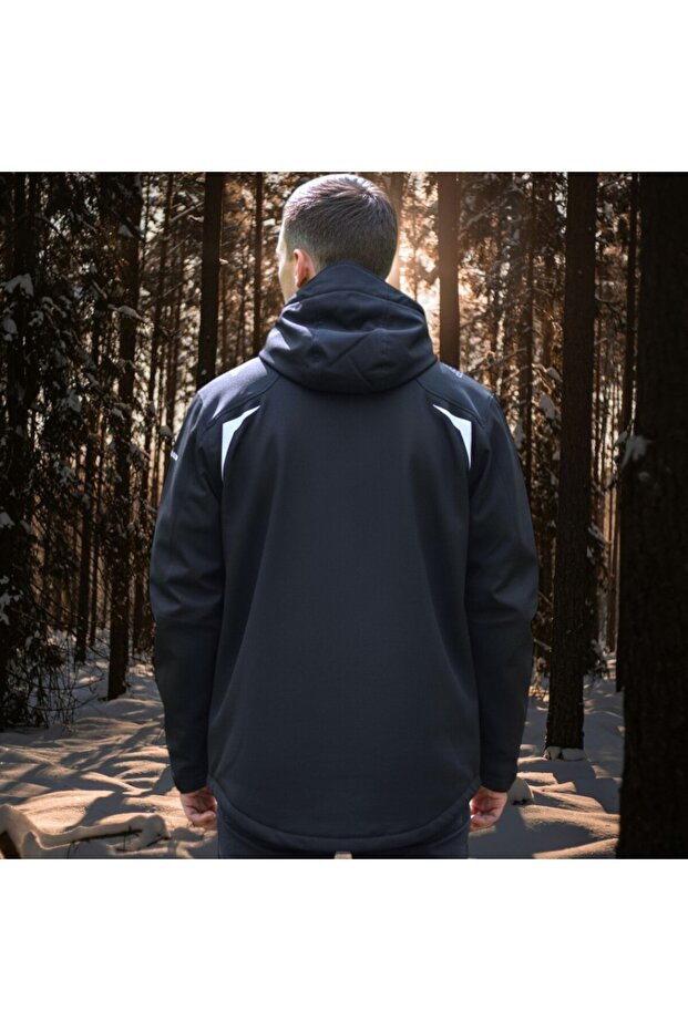 Double Softshell Mont - Siyah - 2