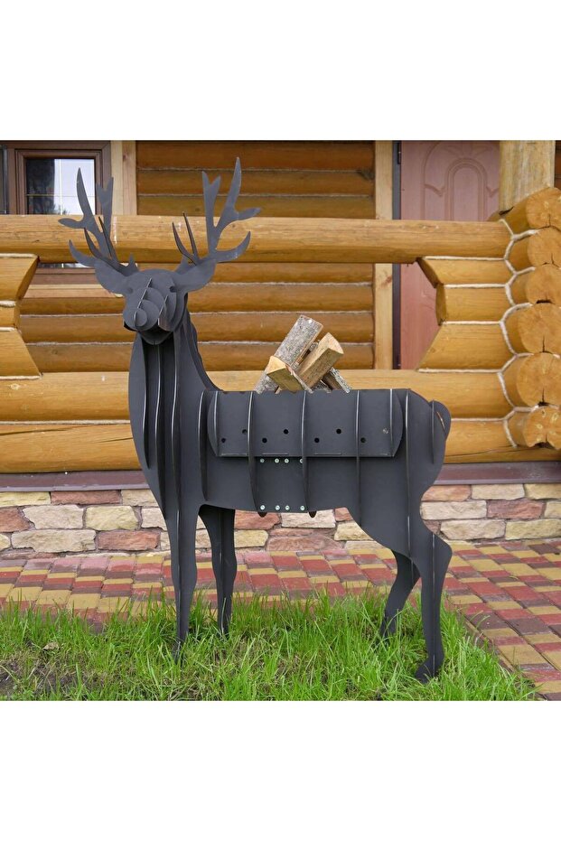 Geyik Şeklinde Kömürlü Mangal - 2