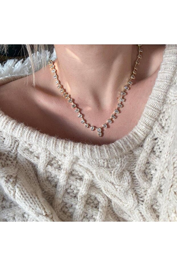 Special Series Drop Stone Necklace