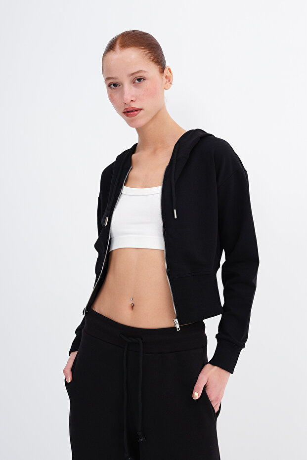 Kapüşonlu Modal Sweatshirt H12435 - 2