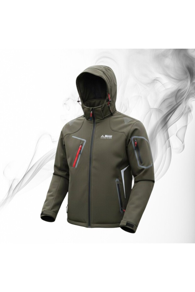 Double Softshell Mont - Haki - 6