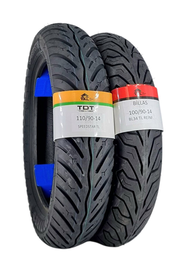 110/90-14 VE 100/90-14 TL (TUBELESS - DUBLEKS) SPEED/BL034 LASTİK TAKIMI - 3