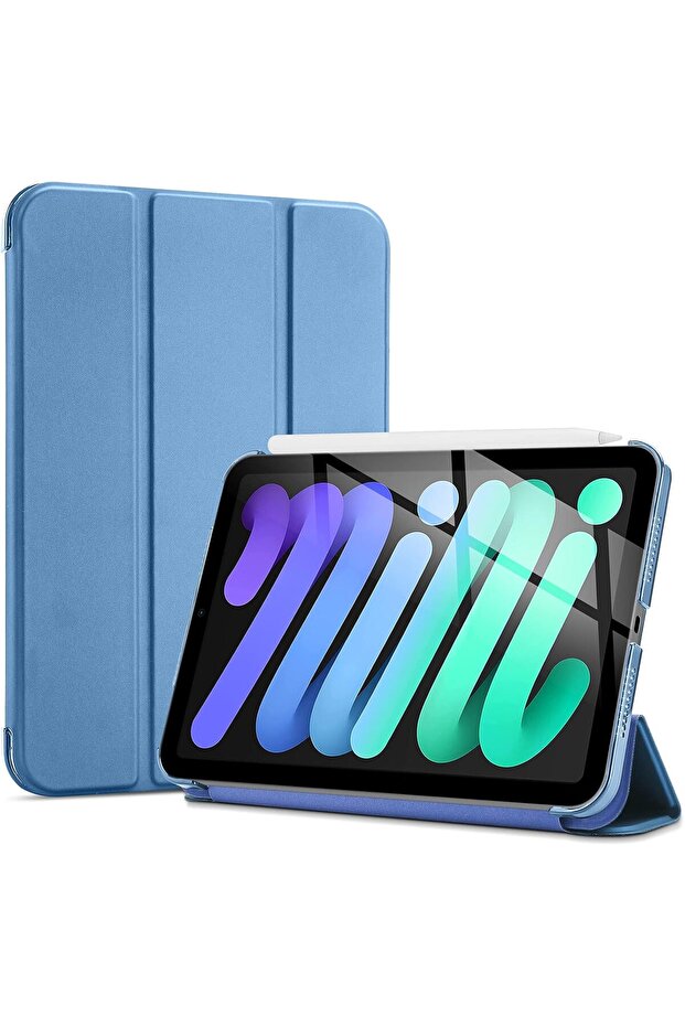 iPad Mini 6 Smart Cat Cot Slim Case – Shockproof TPU Shell & Viewing Stand