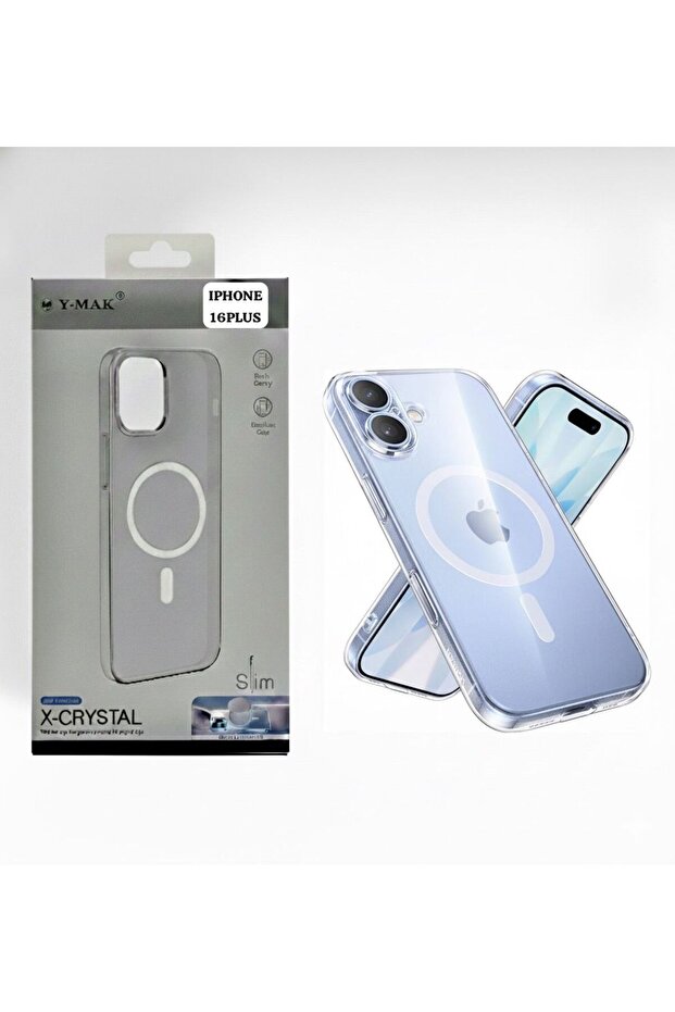 iPhone 16 Plus Hard Slim MagSafe Case – Clear