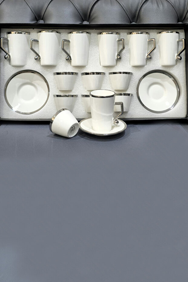 طقم فناجين قهوة بتصميم مميز - 3