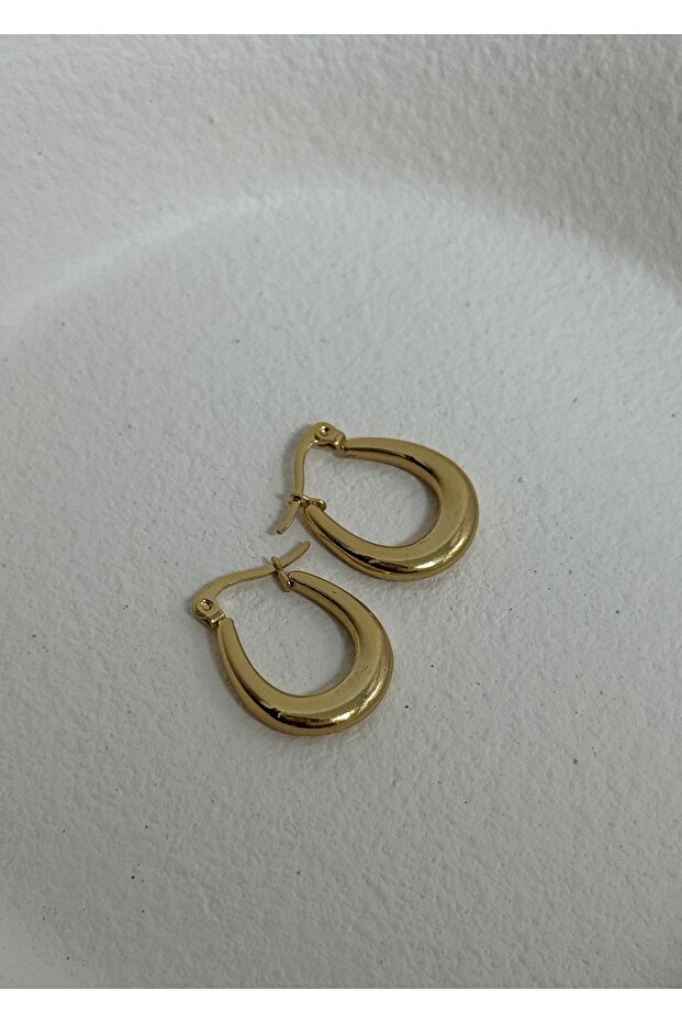 Vintage Steel Hoop Earrings