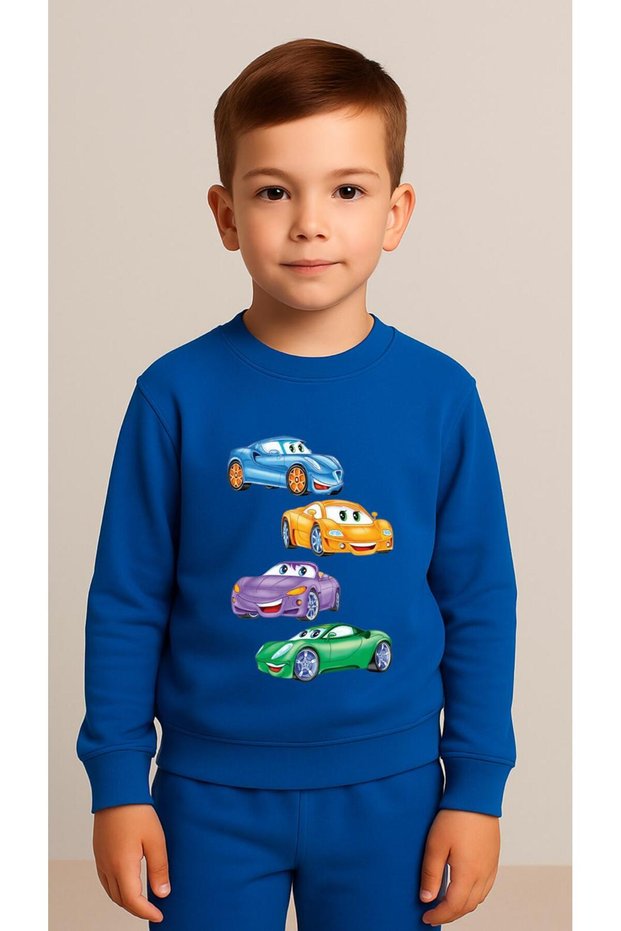 Children's Team Sweatshirt 4Araba Printed Girls Boys Crew Neck3 4-5-6-7-8-9-10-11-12Years