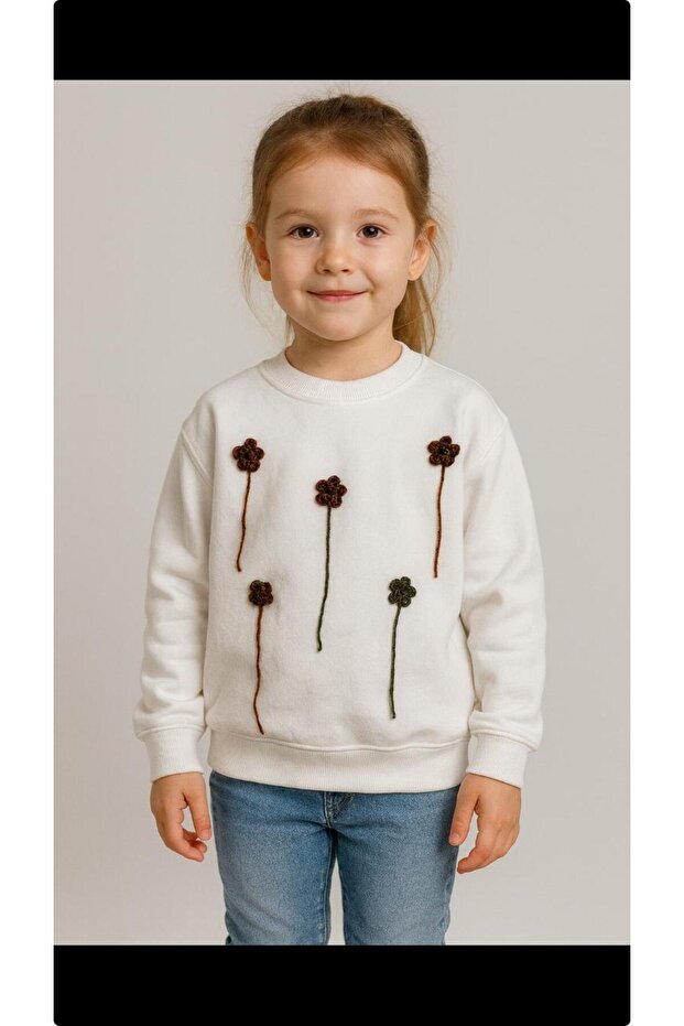 Flowered Sweatshirt