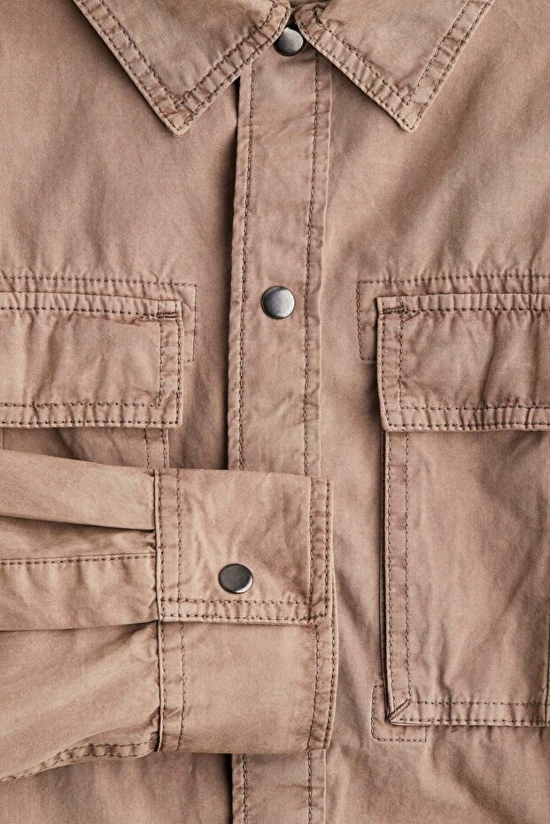 Regular Fit Utility overshirt - 7